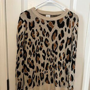 Leopard Print Sweater